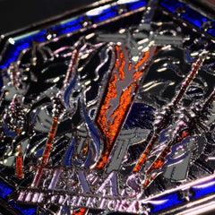 Arknights Texas the Omertosa Metal Badge "FATE OF WOLF"