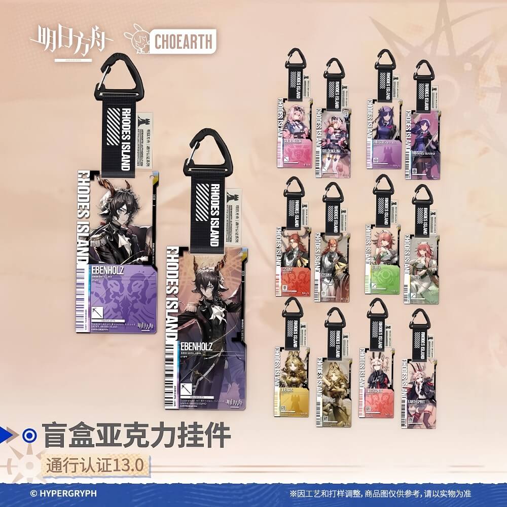 Arknights Blind box Acrylic Pendant-Pass Certification 13.0