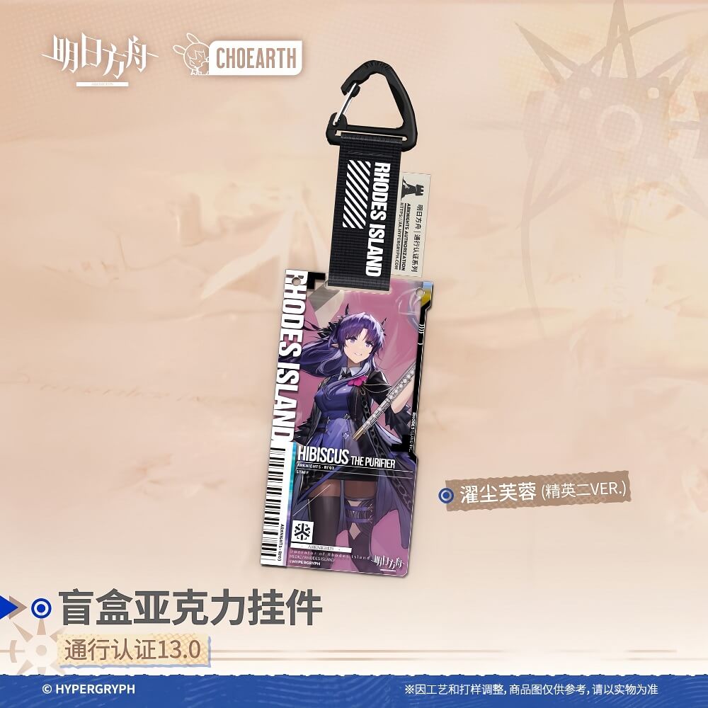 Arknights Blind box Acrylic Pendant-Pass Certification 13.0