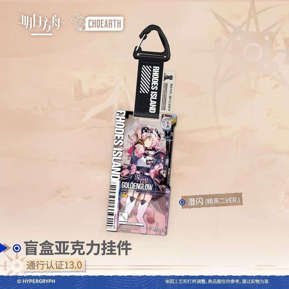 Arknights Blind box Acrylic Pendant-Pass Certification 13.0