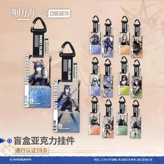 Arknights Blind box Acrylic Pendant-Pass Certification 19.0