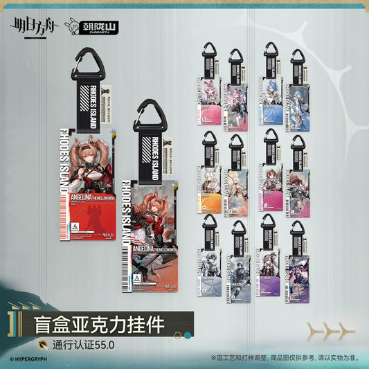 Arknights Blind box Acrylic Pendant-Pass Certification 55.0