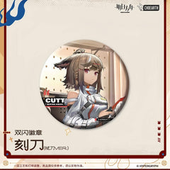 Arknights Character Badge-Shu Zuo Le Almond Bena Cutter