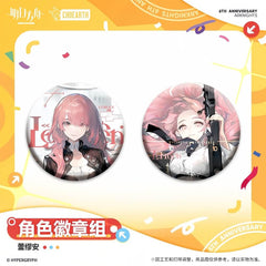 Arknights Character Badge Set Exusiai the New Covenant Lemuen Sankta Miksaparato