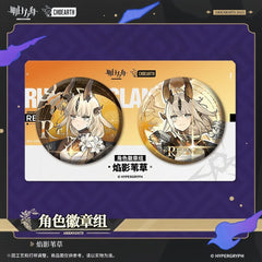 Arknights Character Badge Set Necrass Reed The Flame Shadow