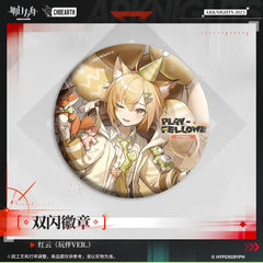 Arknights Character Badge Set Stainless Ines Odda Vermeil