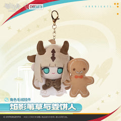 Arknights Character Plush Pendant - Reed The Flame Shadow and the Gingerbread Man