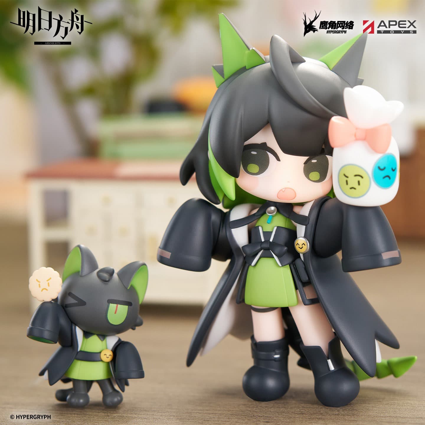 Arknights Cuties series Figure - Mon3tr & Kal'tsit