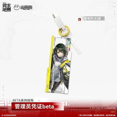 Arknights: Endfield Acrylic Keychain Administrator Certificate Beta Series