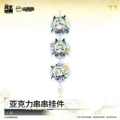 Arknights: Endfield Acrylic Linked Keychain - Si / Argent Flow
