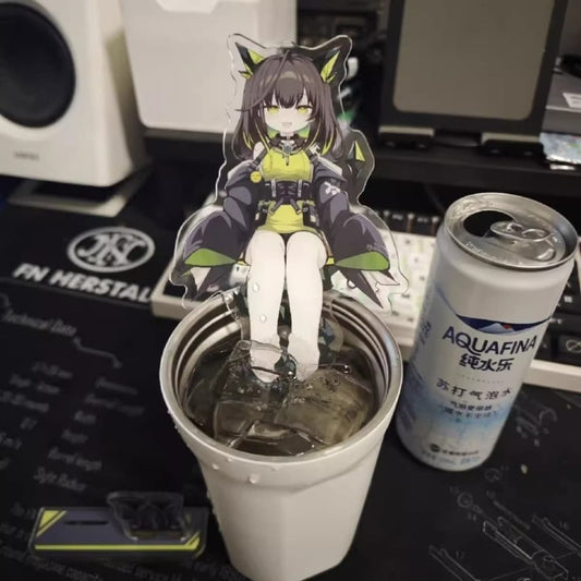 Arknights Mon3tr Acrylic Stand Fan Work