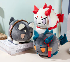 A bunch of Beans dolls