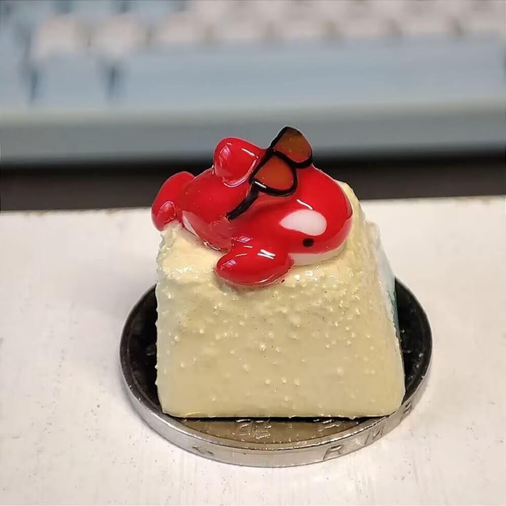 Arknights Skadi Red Killer Whale keycaps