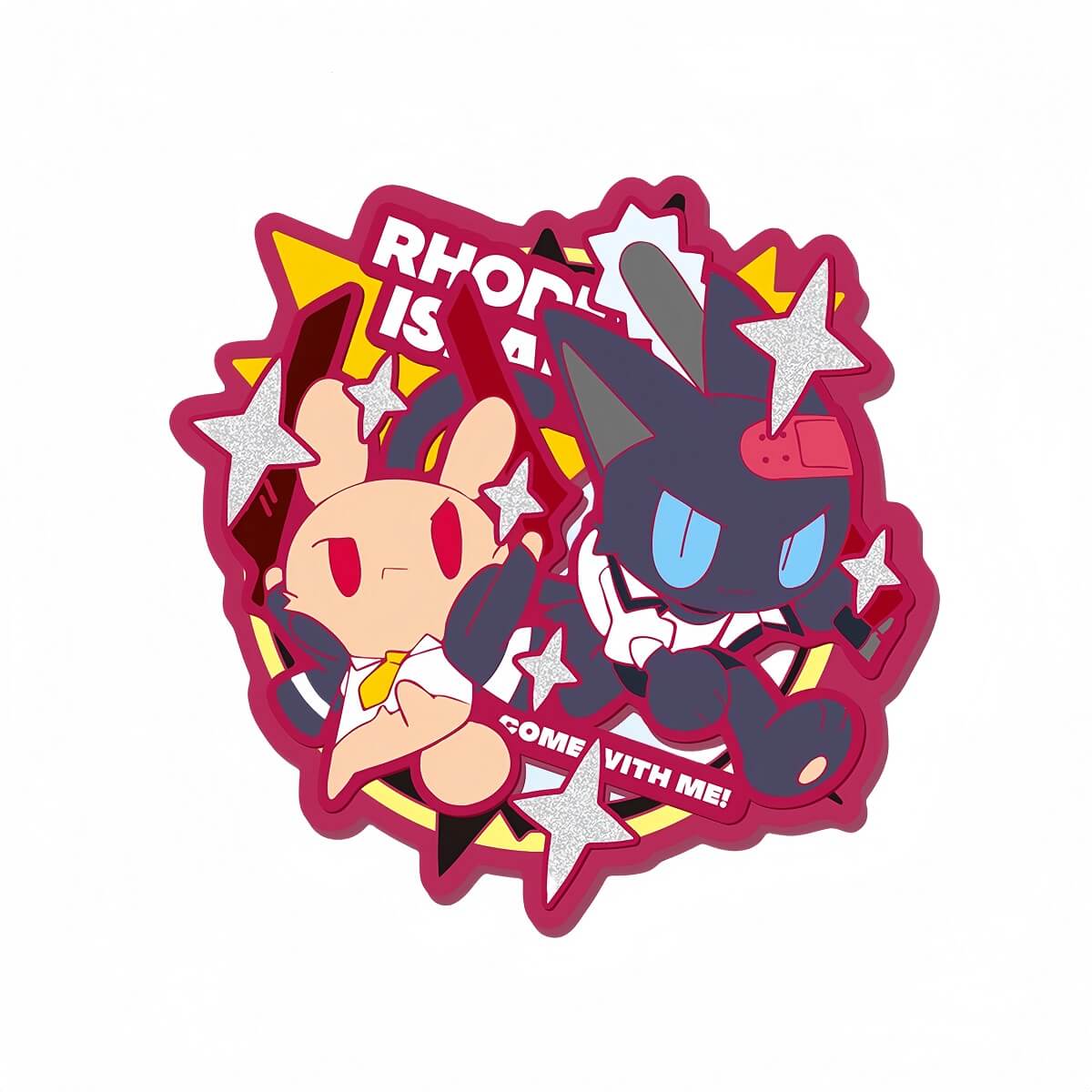 Arknights Soft rubber coaster-party