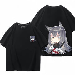 Arknights Texas & Lappland Style T-shirt Series