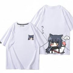 Arknights Texas & Lappland Style T-shirt Series