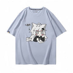 Arknights Texas & Lappland Style T-shirt Series