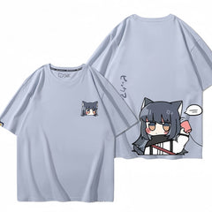 Arknights Texas & Lappland Style T-shirt Series