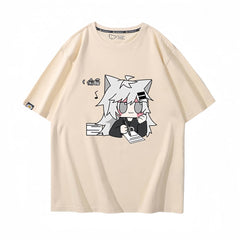 Arknights Texas & Lappland Style T-shirt Series