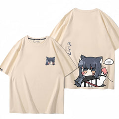 Arknights Texas & Lappland Style T-shirt Series