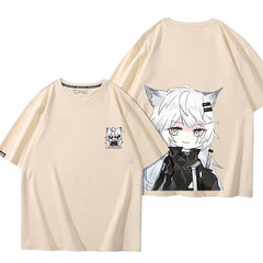 Arknights Texas & Lappland Style T-shirt Series