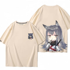 Arknights Texas & Lappland Style T-shirt Series