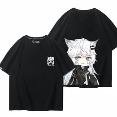 Arknights Texas & Lappland Style T-shirt Series