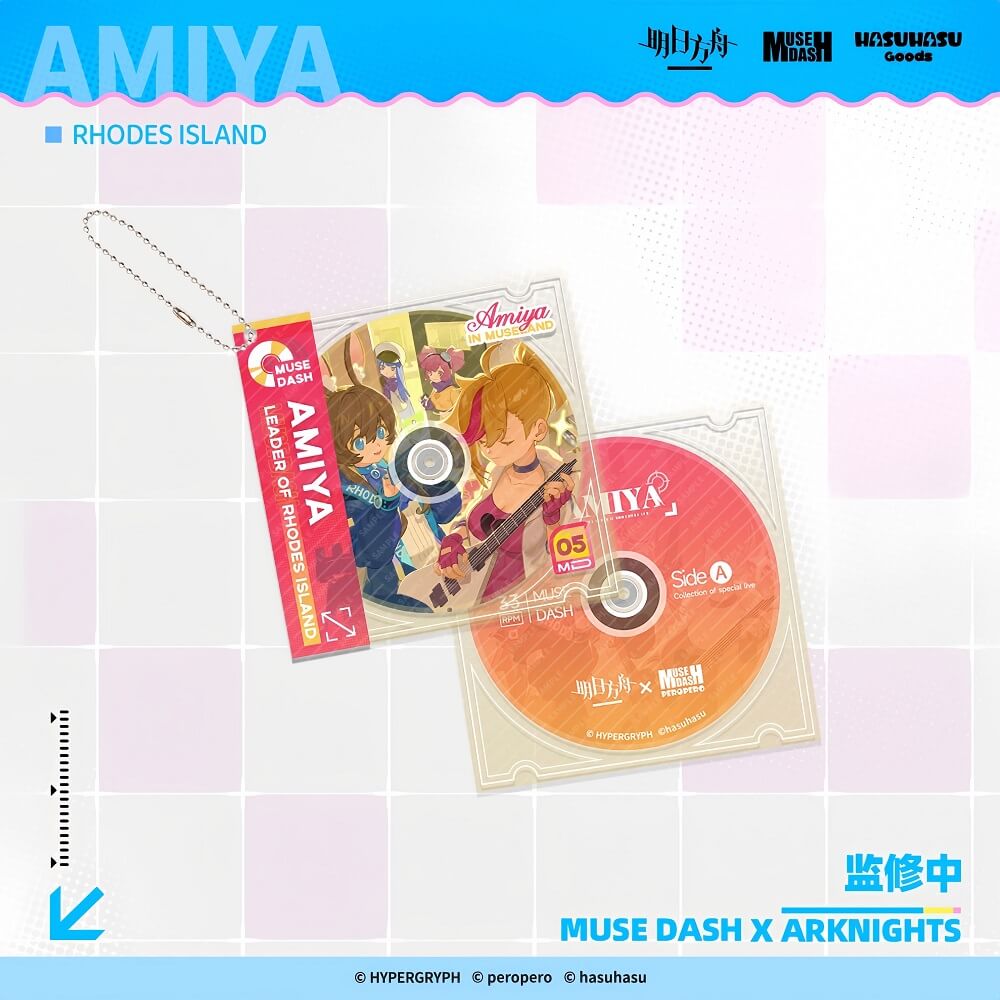Arknights X Muse dash Illustrated Loaded CD Locket Blind Box