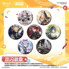 Arknights Character Badge Set-Wiš'adel Archetto Młynar Fiammetta Cantabile Mizuki CONFESS-47