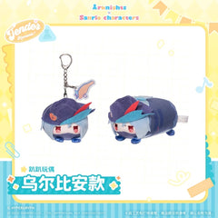 Arknights x Sanrio Family-Lying Plush Doll