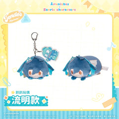 Arknights x Sanrio Family-Lying Plush Doll