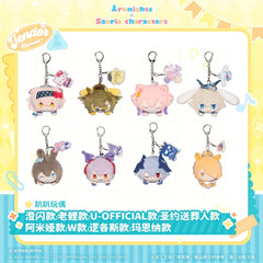 Arknights x Sanrio Family-Sticker Pack-Plush Lying Doll