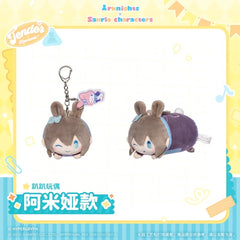 Arknights x Sanrio Family-Sticker Pack-Plush Lying Doll