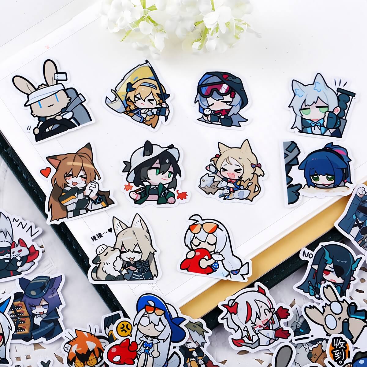 Arknights character expression sticker pack