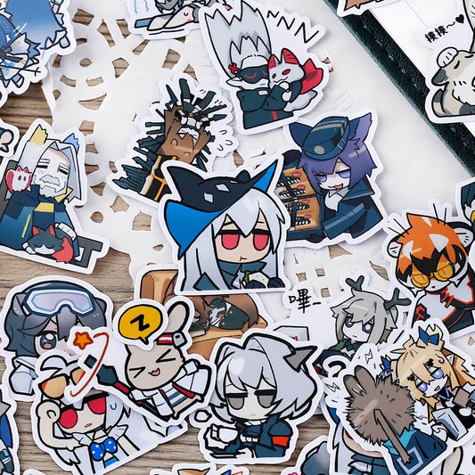 Arknights character expression sticker pack