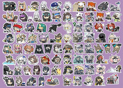 Arknights character expression sticker pack