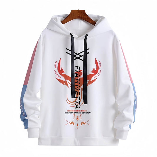 Arknights Fiammetta Character Style Hooded Sweatshirt