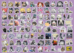 Arknights character expression sticker pack