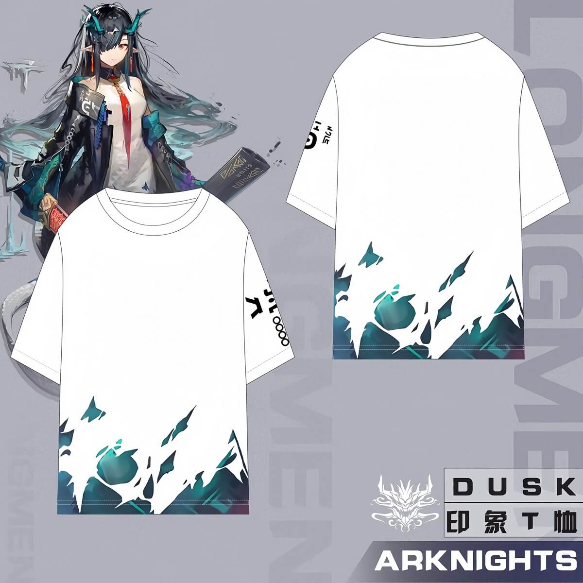 Arknights Dusk character style T-shirt