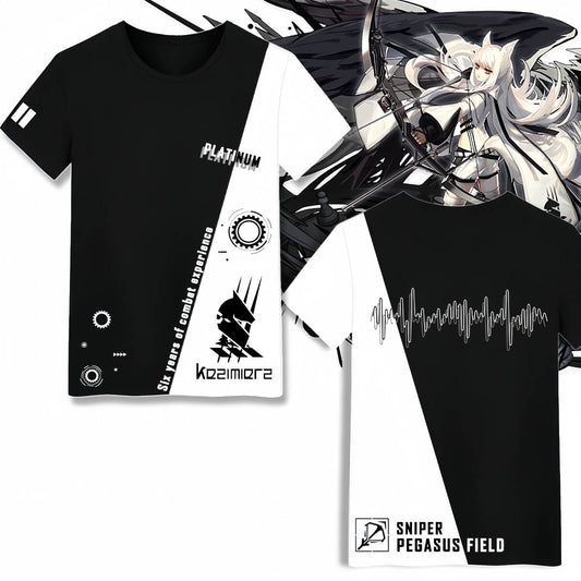 Arknights Platinum Character Style T-shirt