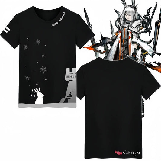 Arknights Frostnova Character Style T-shirt