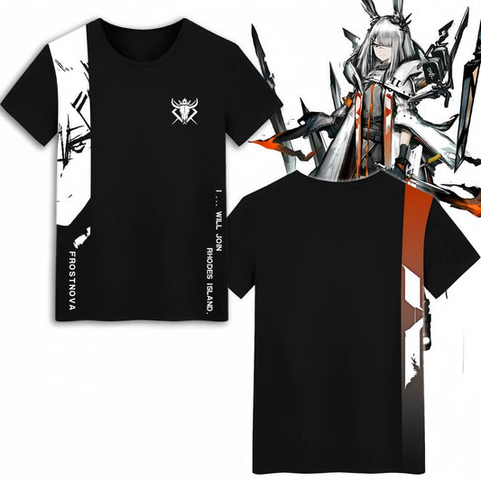 Arknights Frostnova Character Style T-shirt