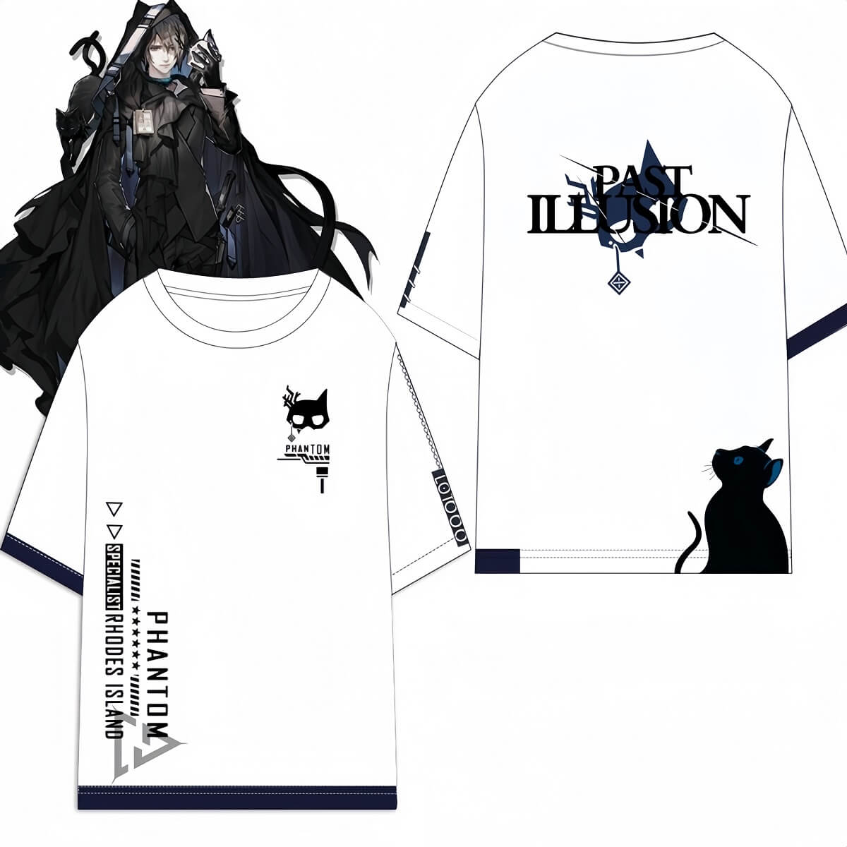 Arknights Phantom character style T-shirt