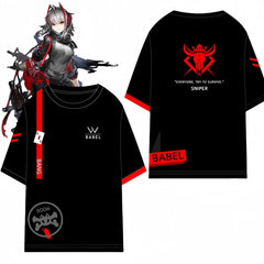 Arknights W character style T-shirt