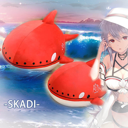 Arknights Skadi Red Killer Whale Matching Pillow