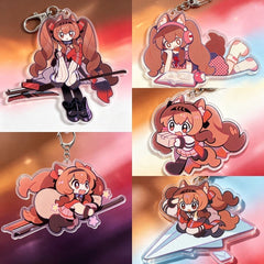 Arknights Angelina Fan-made Acrylic Keychains