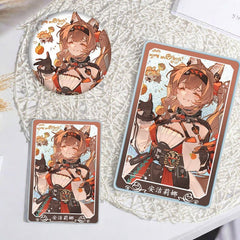 Arknights Angelina Fan-made Badge