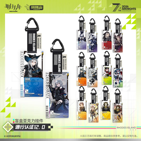 Arknights Blind box Acrylic Pendant-Pass Certification 12.0