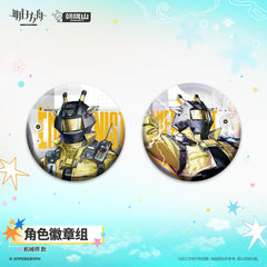 Arknights Character Badge Set - Angelina the Mellow Wish  Thumpy  Mechanist