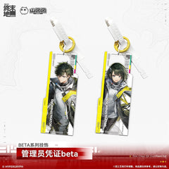 Arknights: Endfield Acrylic Keychain Administrator Certificate Beta Series